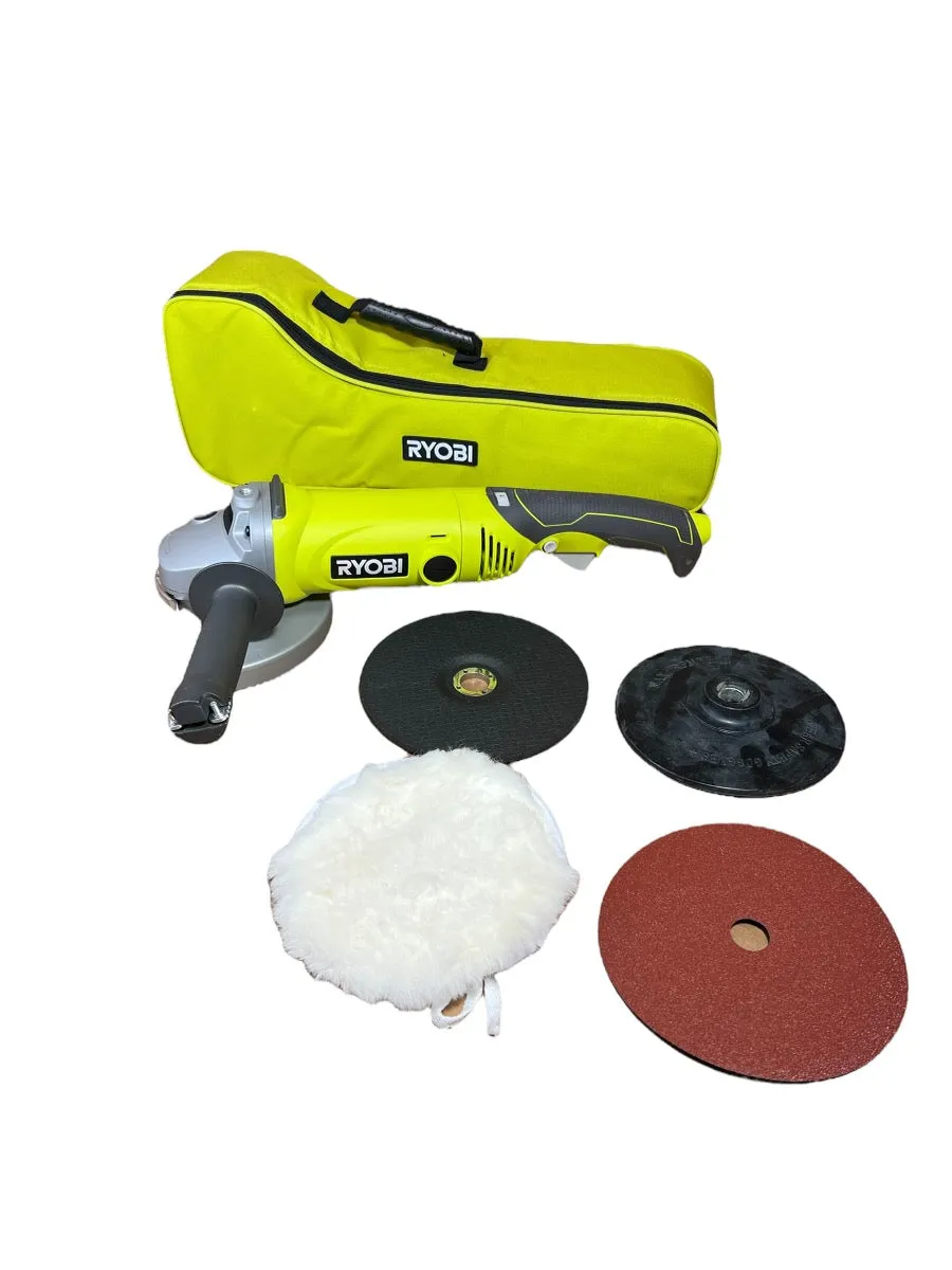 RYOBI 7 in. 10 Amp Angle Grinder