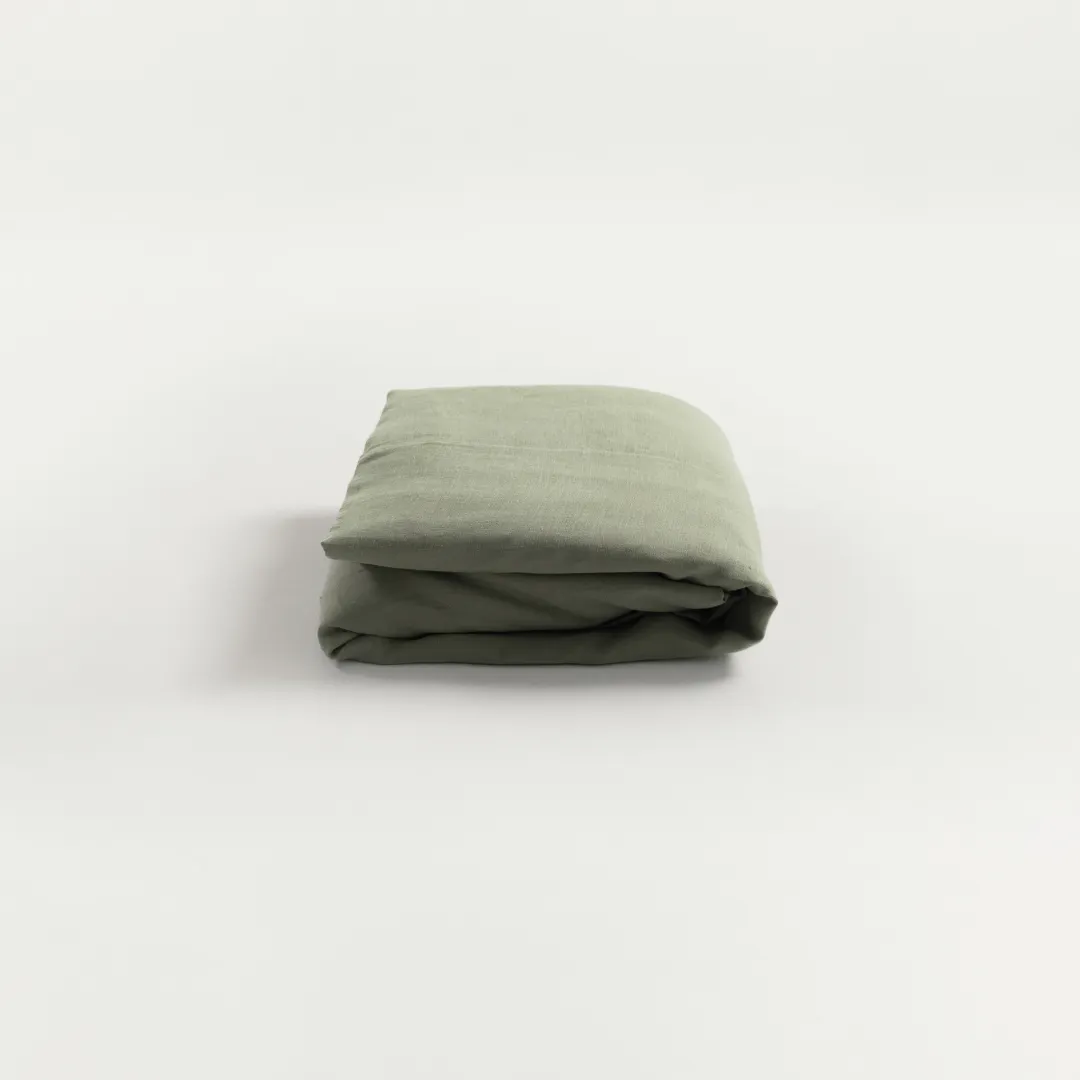 Sage Linen Duvet Cover