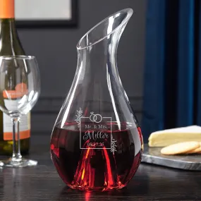 Salvestro Engraved Wine Decanter