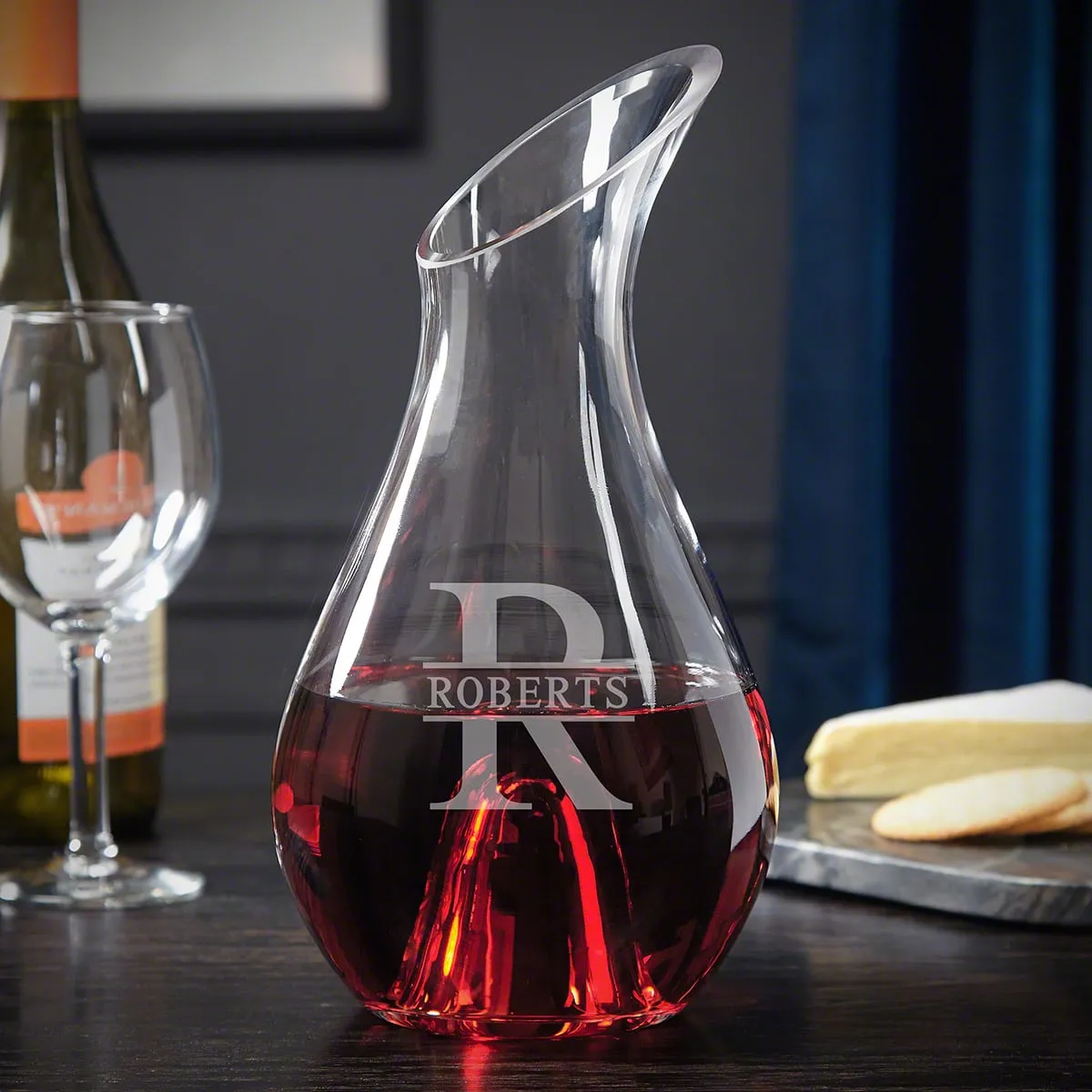 Salvestro Engraved Wine Decanter