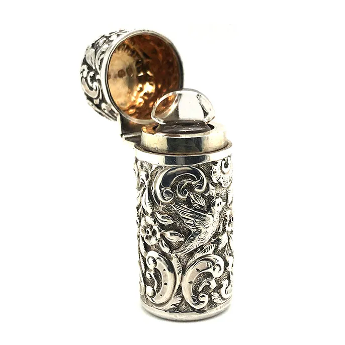 Silver Scent Flask