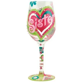 Sister My BFF Wine Glass by Lolita®