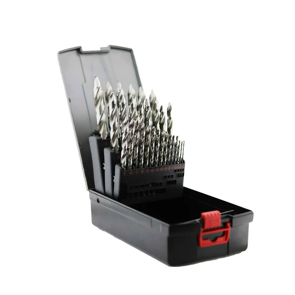 Smart Step Twist Drill Bit Set - HSS - Metric - 25 Pieces