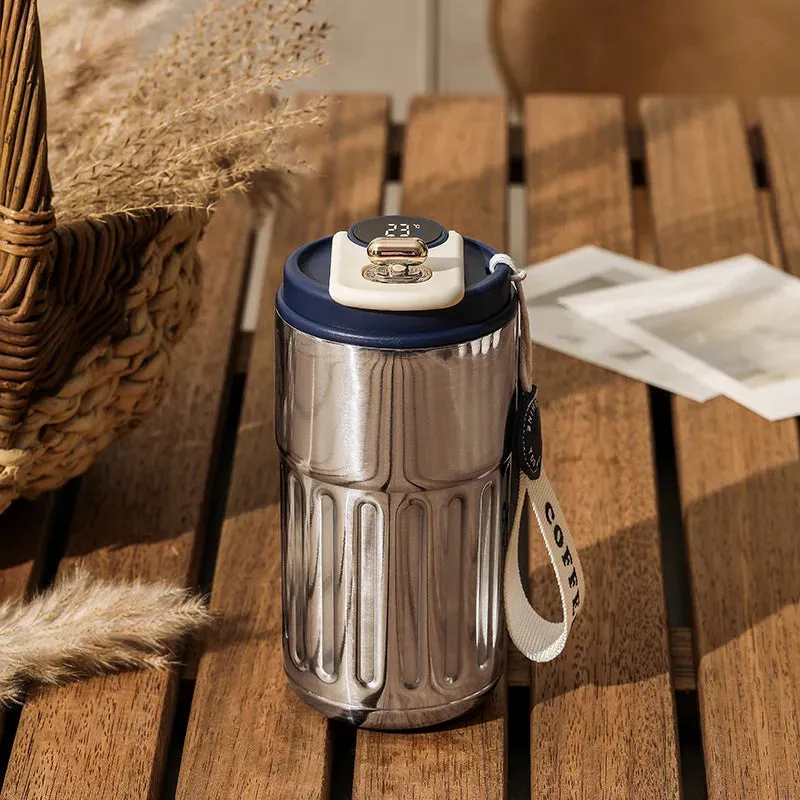 Smart Thermos Bottle Water Digital LED Temperature Coffee Mug