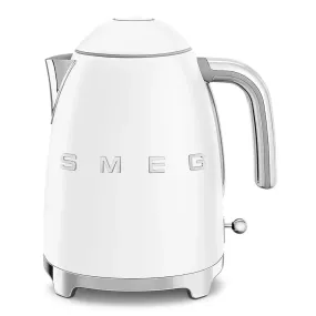 Smeg KLF03WHMUK 1.7 Litre 50's Style Kettle, 22.6cm Wide, Matte White