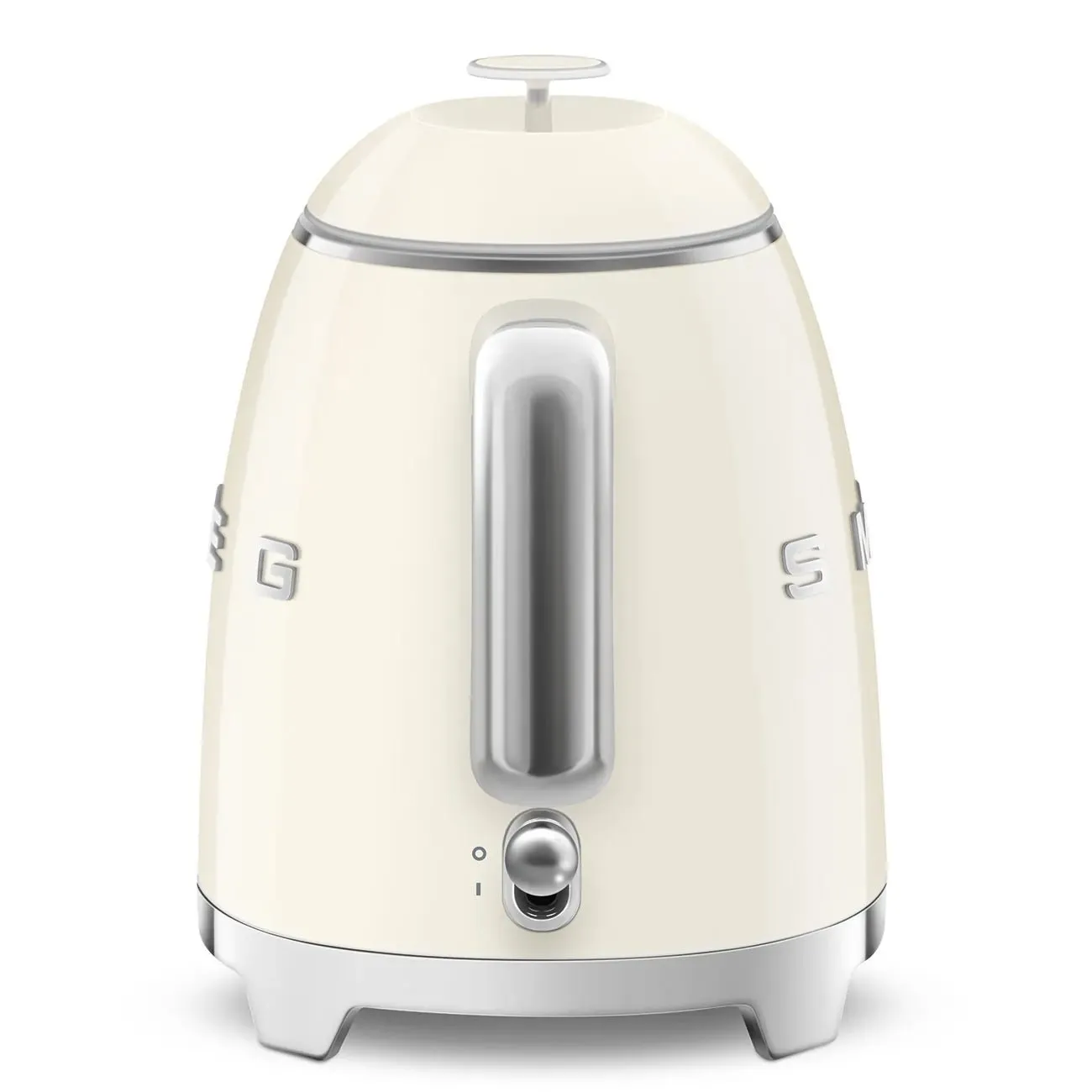 Smeg KLF05CRUK 0.8L Mini Kettle Cream, Retro 50's Style, Anti-Slip Base, Auto Shut Off, 1400W