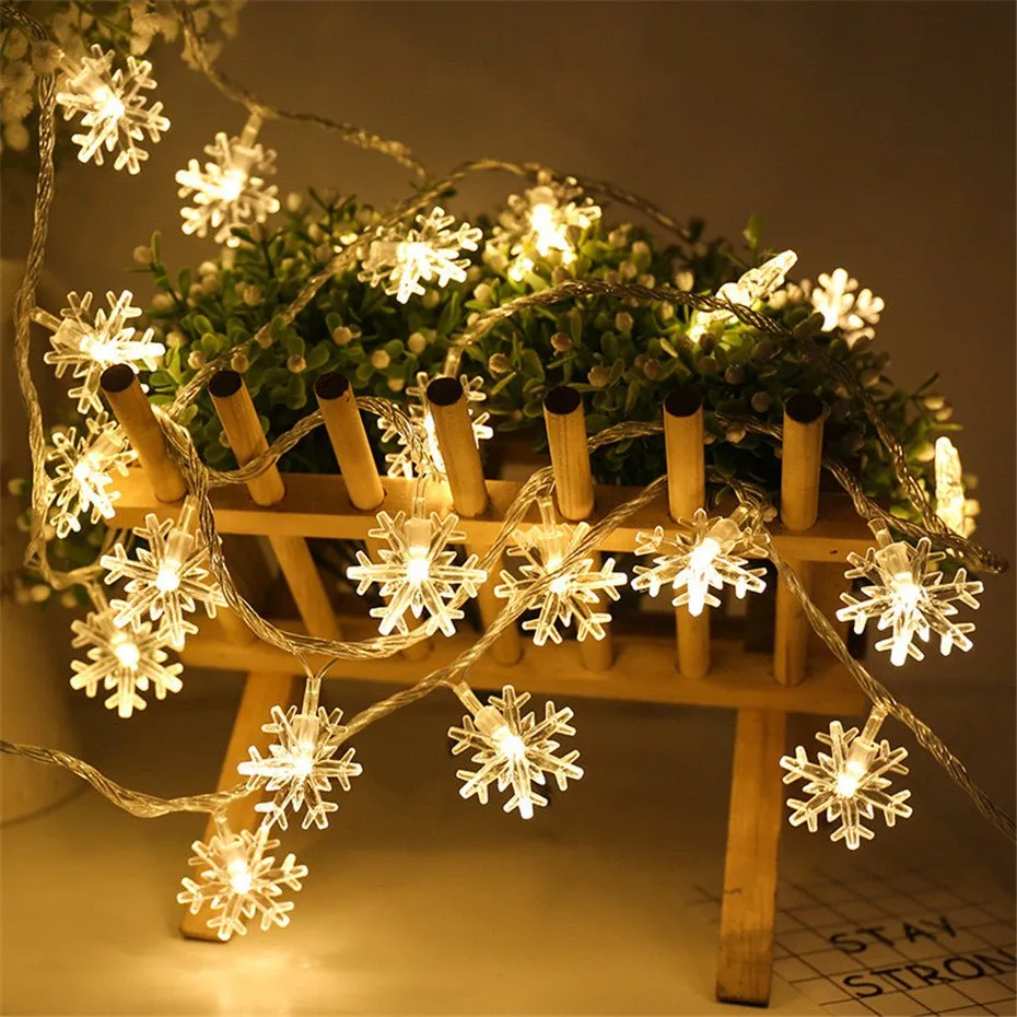 Snowflake Light 14 LED with 3 m Length (White)