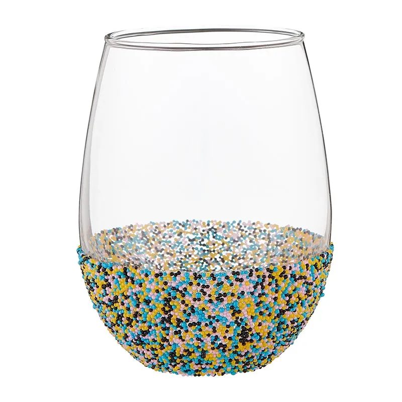 SPRINKLE STEMLESS WINE GLASS