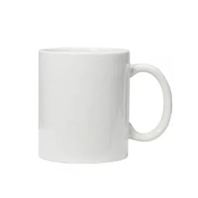 Standard White Porcelain Mug