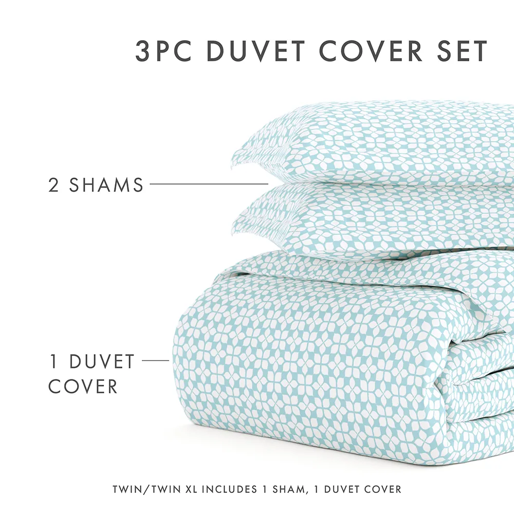 Starlight Pattern 3-Piece Duvet Cover Set