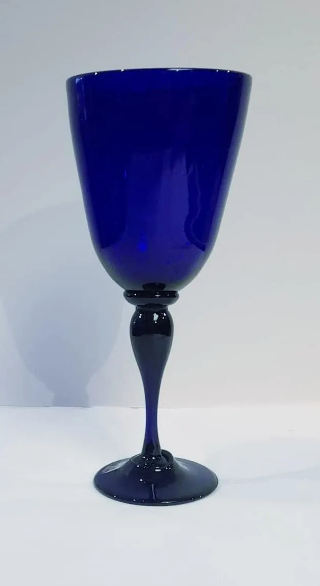 Studio 'Second' Redcliffe Blue Glass Goblet