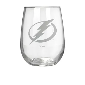 Tampa Bay Lightning 17 oz. Stemless Wine Glass