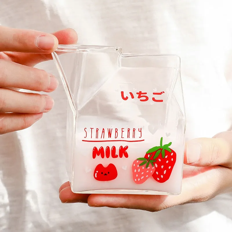 Toleet   Milk Square Glass Cup (380ml)