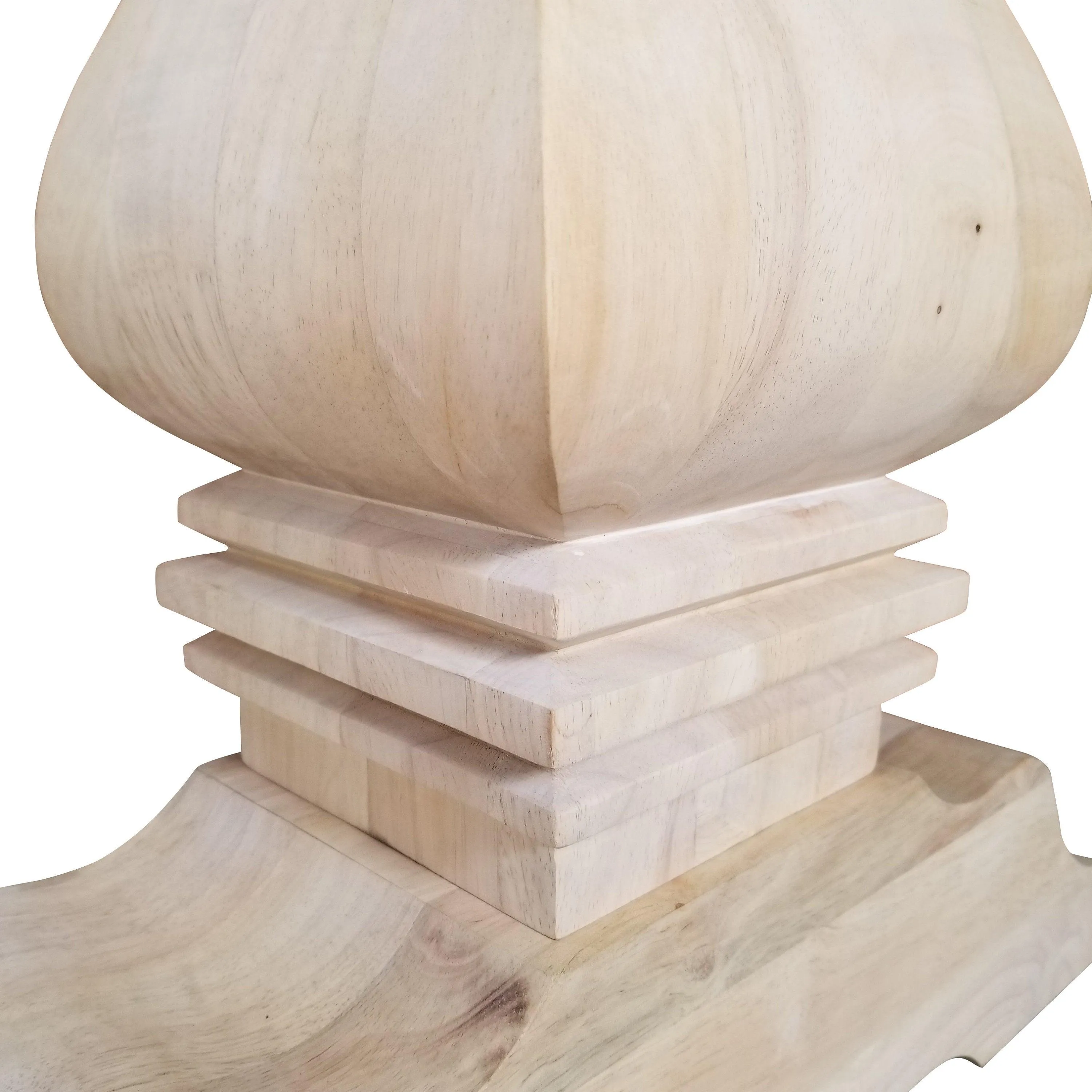 Trestle Table Base- Single Wood Pedestal Base for Tables