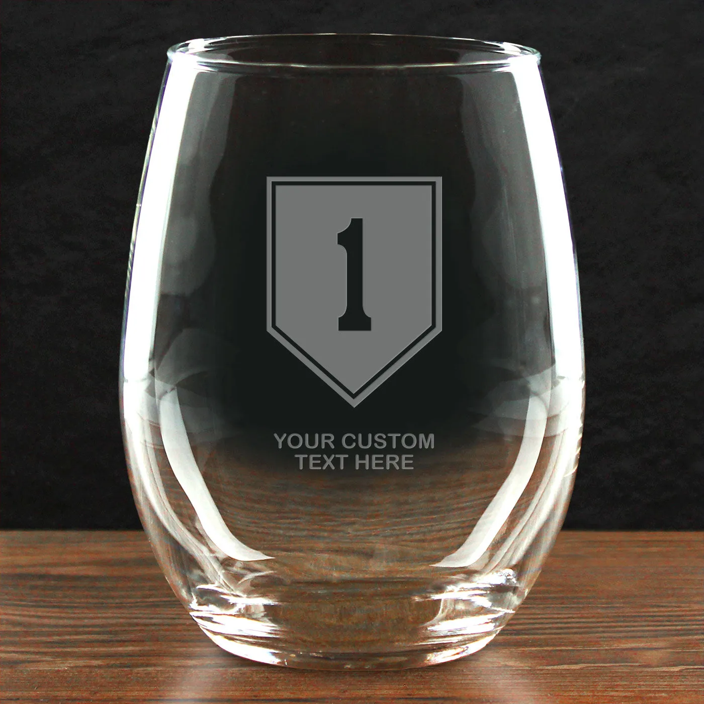 US Army 'Pick Your Design' Personalized 21 oz. Stemless Wine Glass