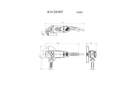 W 24-230 MVT (606467420) ANGLE GRINDER