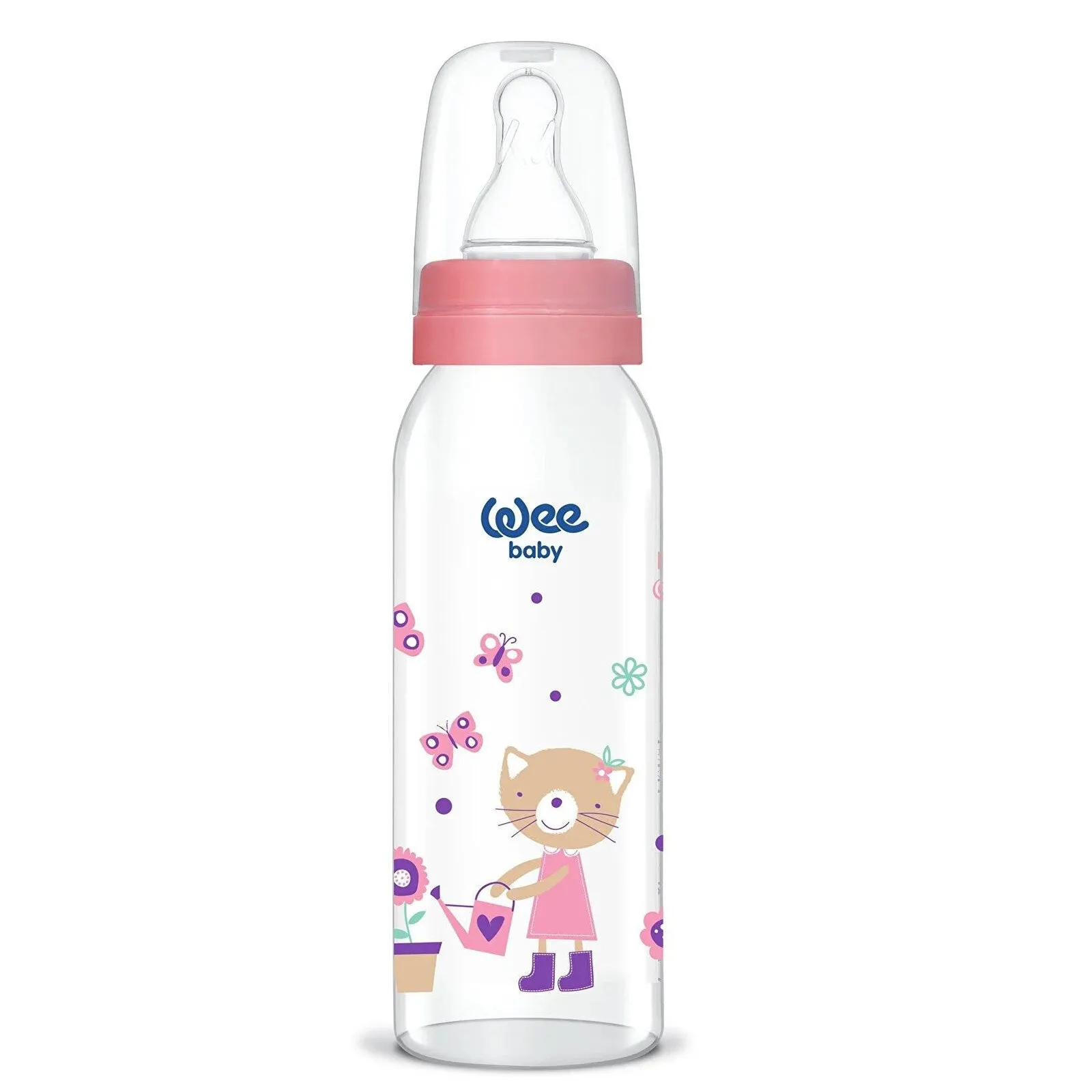 Wee Baby Glass Feeding Bottle 250ml