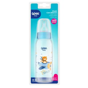 Wee Baby Glass Feeding Bottle 250ml