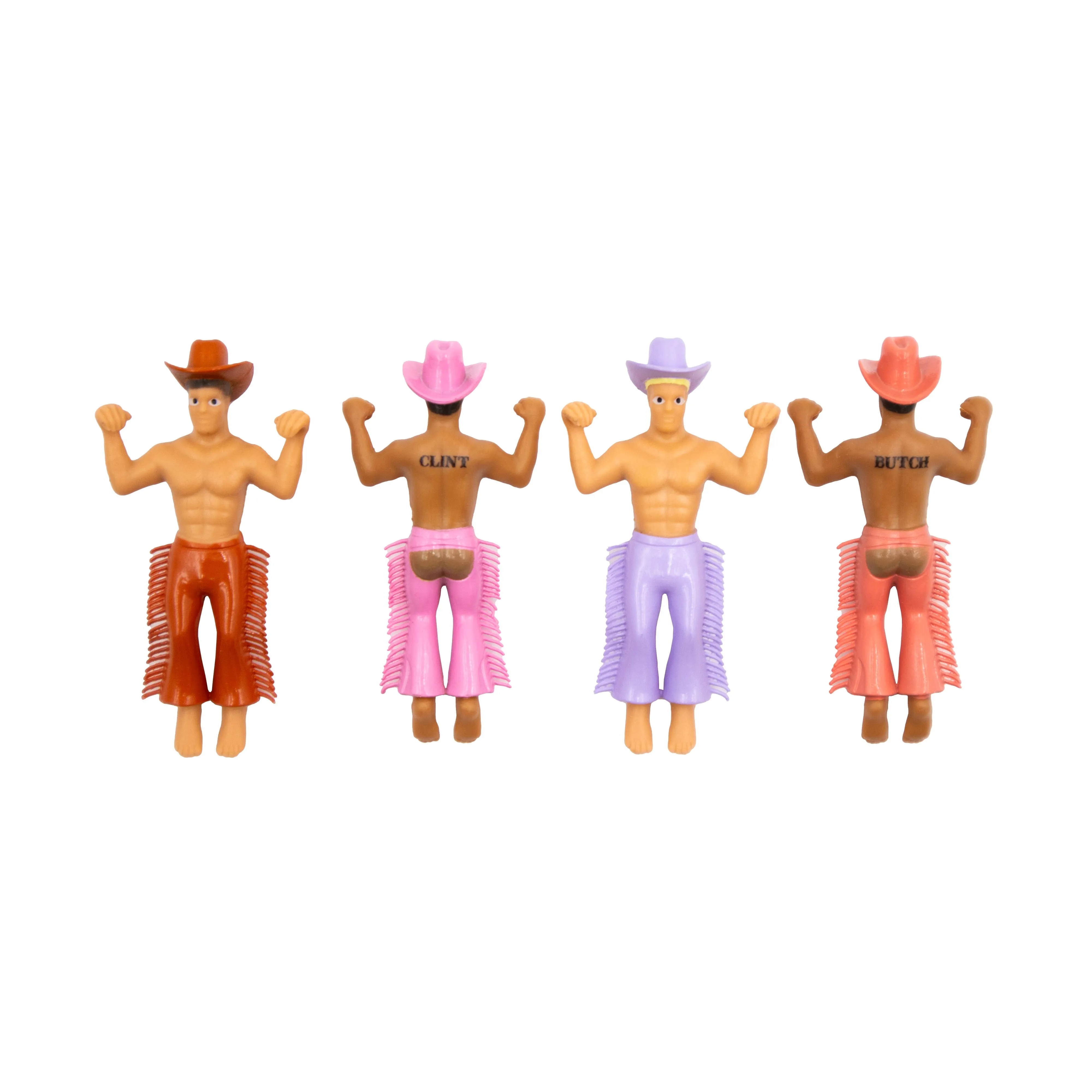 Western Drink Chaps Drink Markers-4 Pack