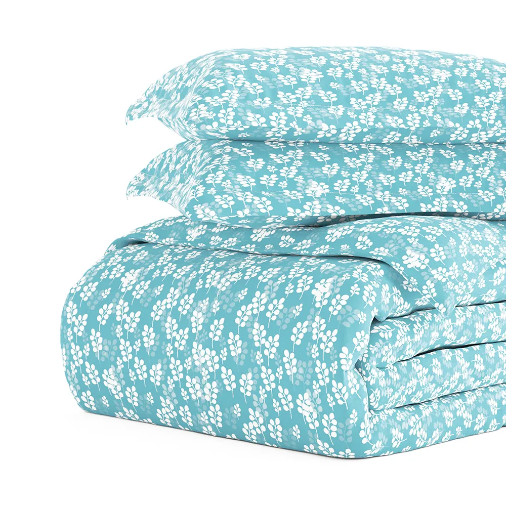 Wheatfield Pattern 3-Piece Duvet Cover Set