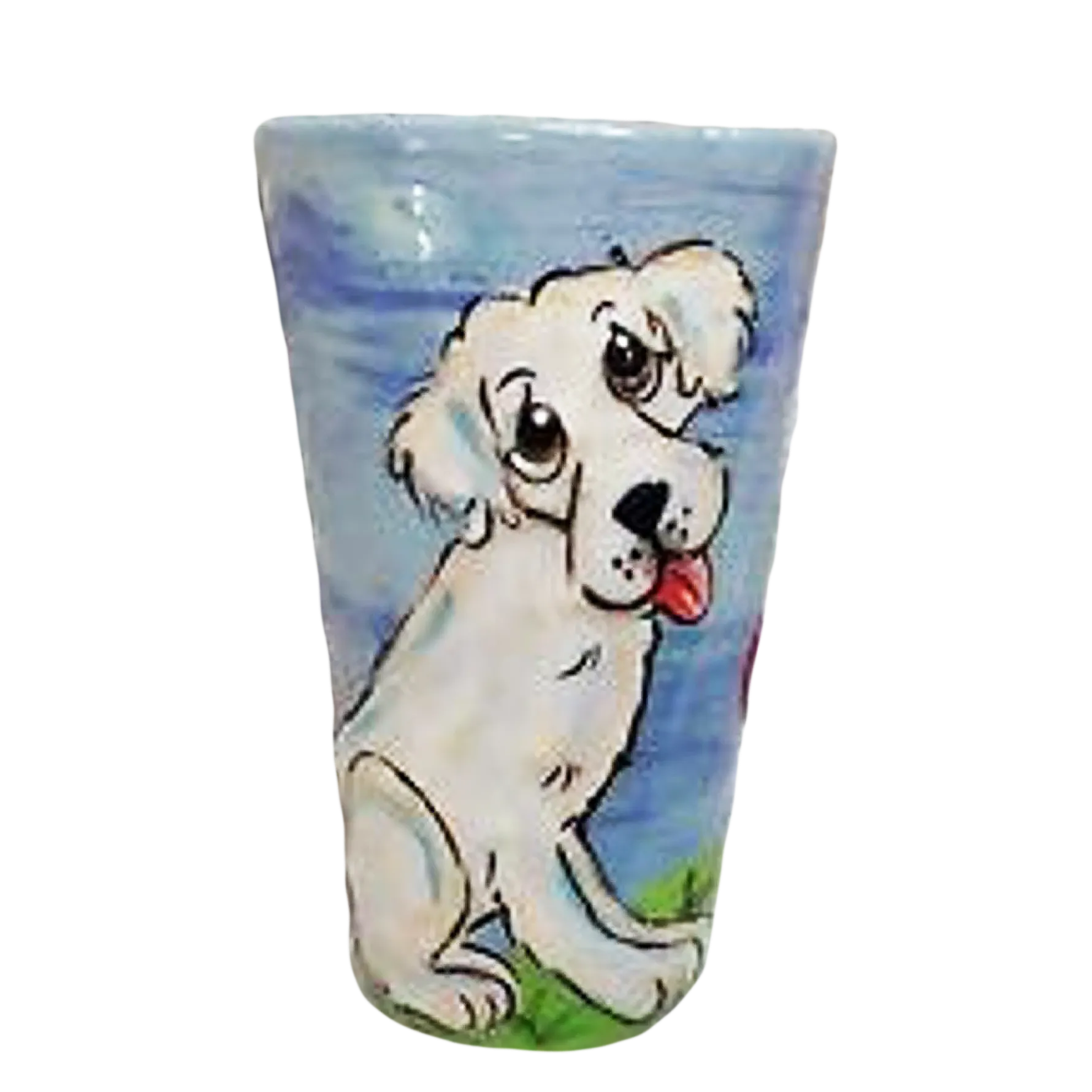 White Labrador Retriever Tall Latte Mug