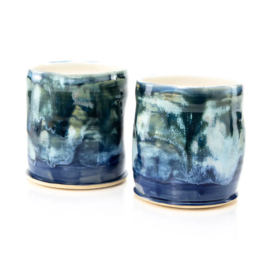 Wine Cup Set 12 oz - Blue Ocean