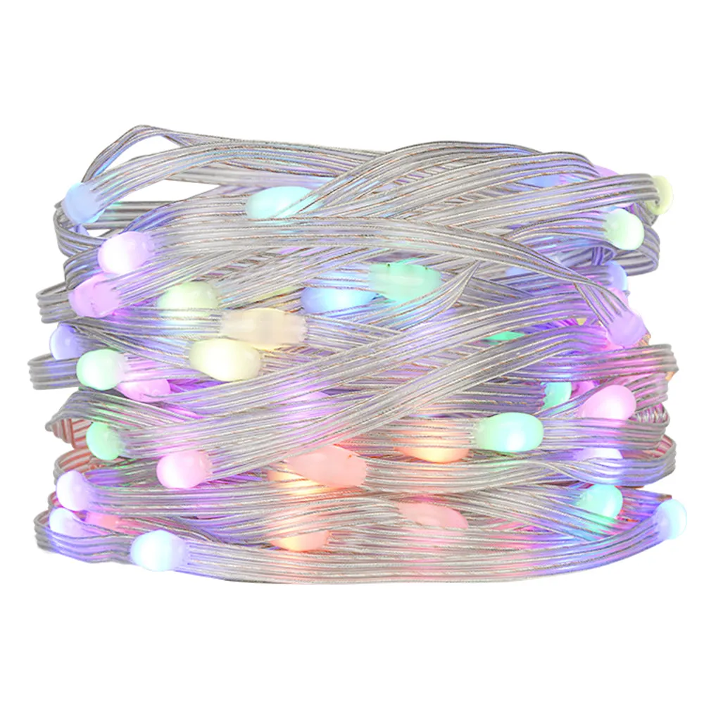 WS2812B LED String BT Music Control for Party Christmas Lights Decoration Room Birthday Decor Led Light Outdoor Waterproof IP67 DC5V