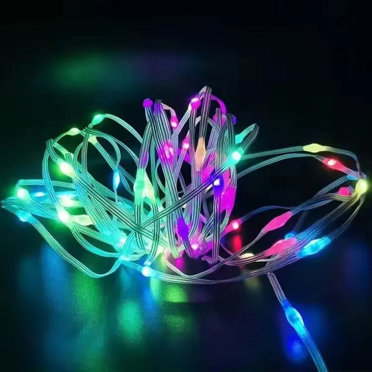 Xtreme Xccessories Smart APP Control Led Leather Wire String Fairy  Light RGB Dream Color Lamp With 24Key Remote Control Theme Party