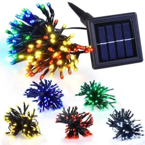 Yescom 100LEDs Solar Patio Christmas Holiday String Light