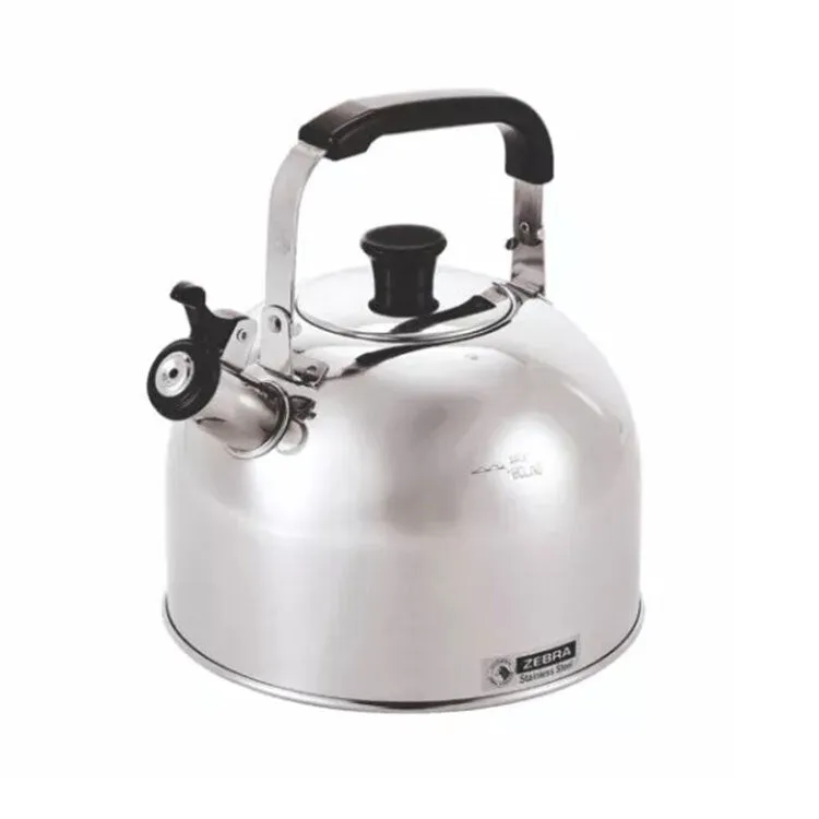 Zebra Stainless Steel Whistling Kettle - 3.5L