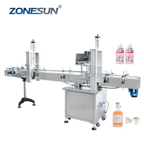 ZS-XG16DV Automatic Essential Oil Face Cream Cosmetic Glass Spray Bottle Caps Capping Machine